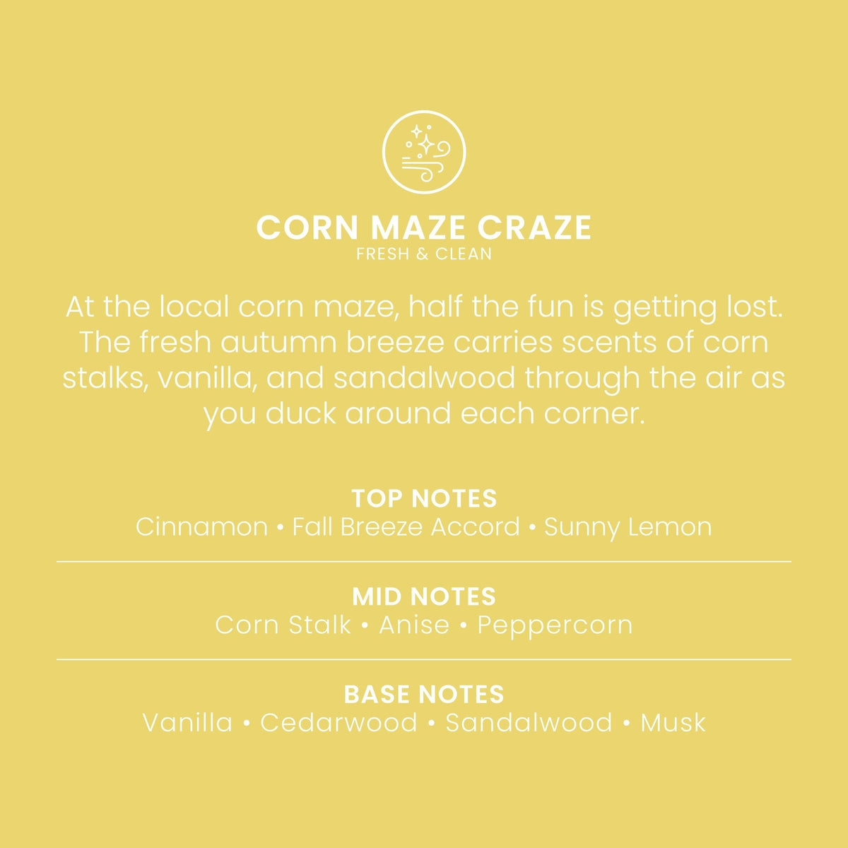 Corn Maze Craze Original Large Jar Candle